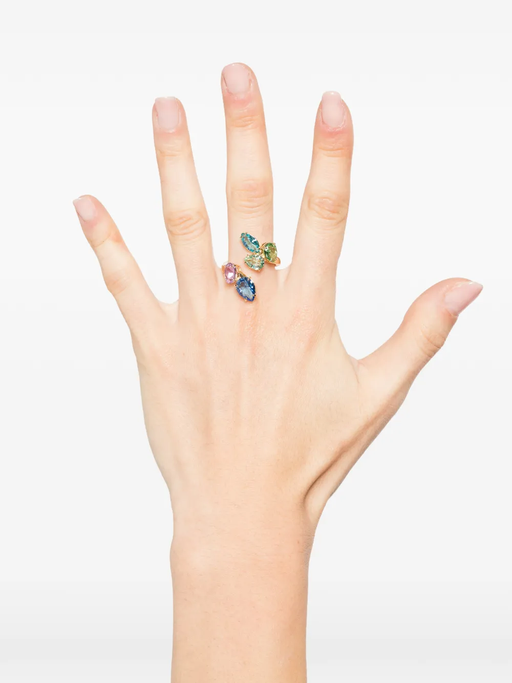  Swarovski Mixed-cuts Ring - Gold 