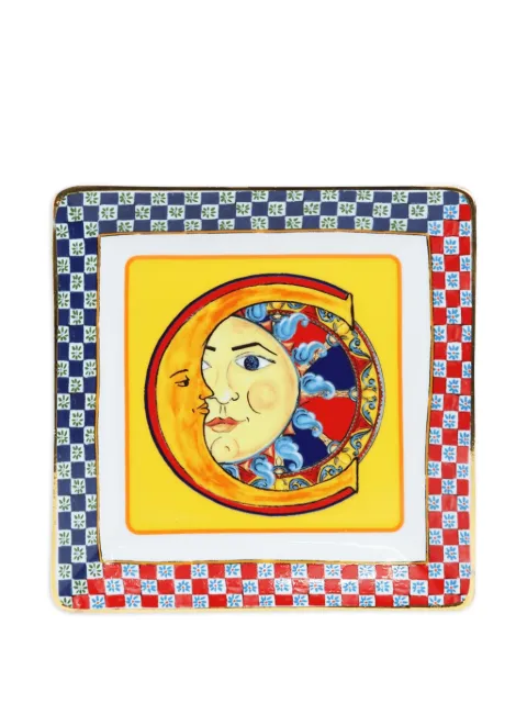 BACI MILANO moon-design decorative tray (15cm x 15cm)