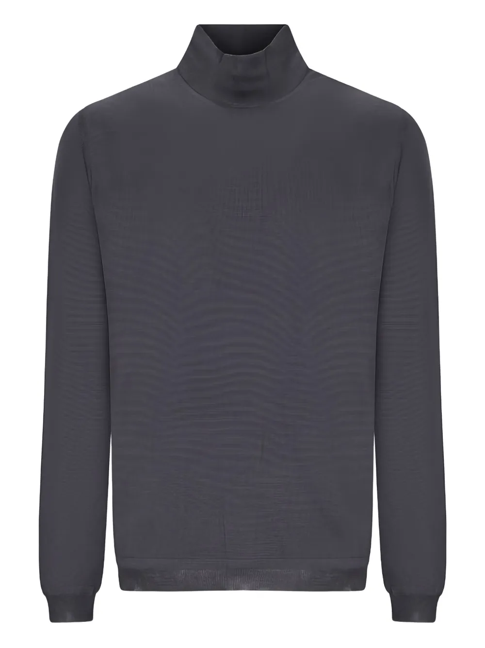 Goes Botanical Ribbed Sweater In Gray