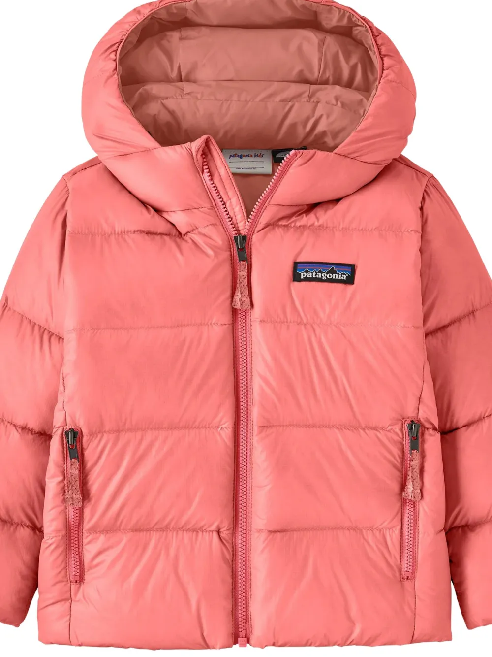 Patagonia Kids Donsjack met capuchon Roze