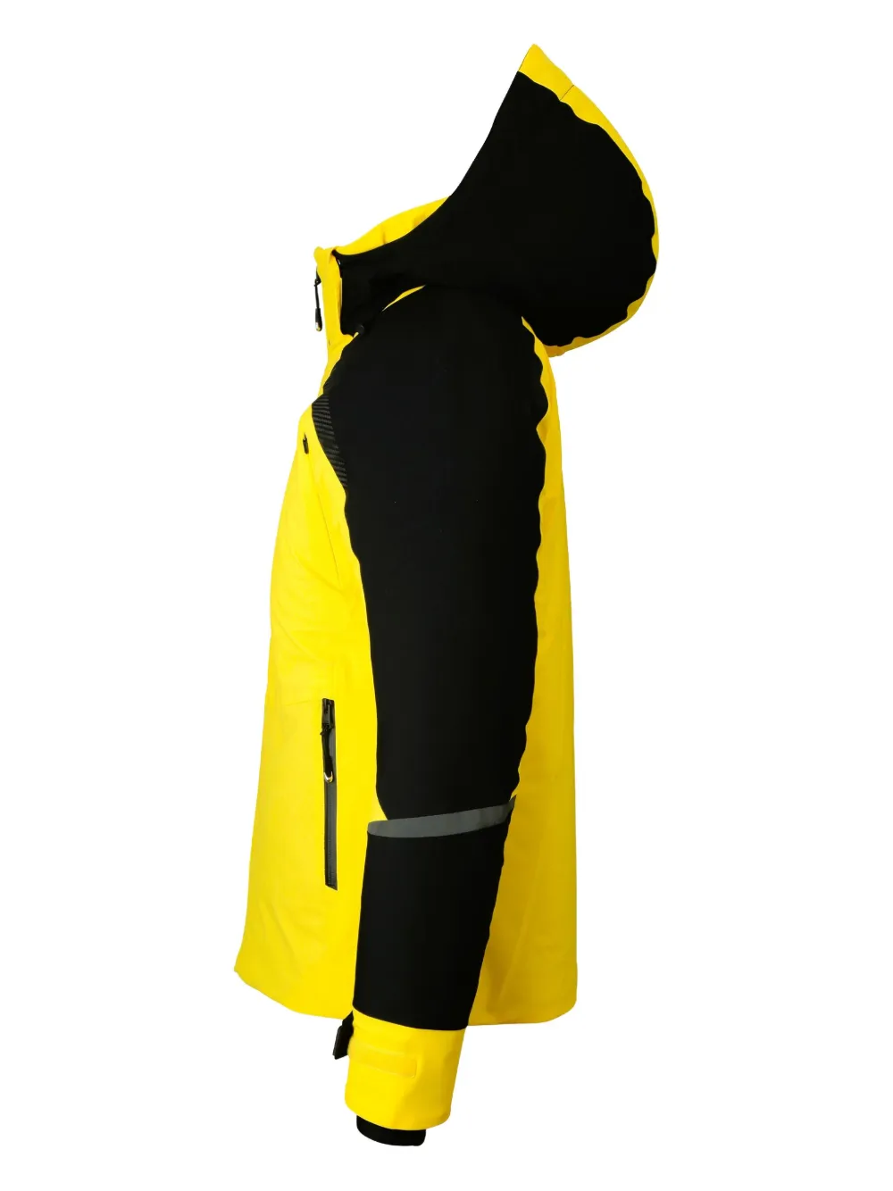 PHENIX Ski-jack met capuchon en ritssluiting Geel