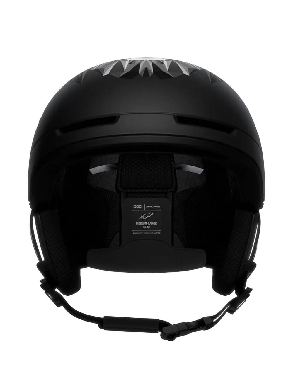 POC x Marco Odermatt Obex Pure Odermatt ED helmet | Black | Image 1