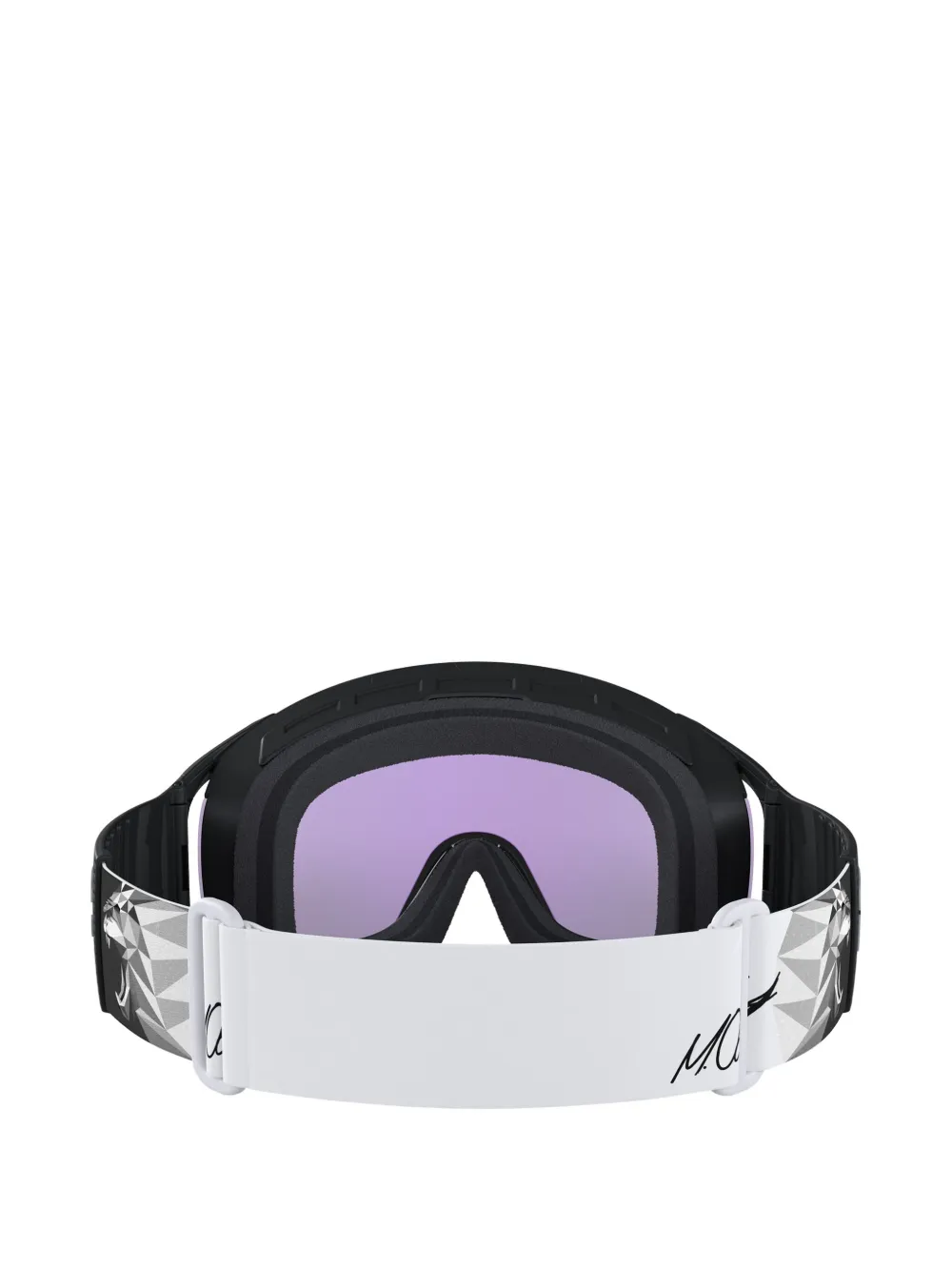 Poc Geometric-print Ski Goggles In Blue