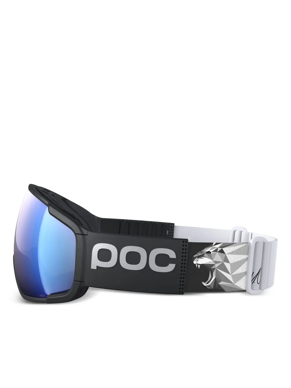 POC Skibril met geometrische print Zwart