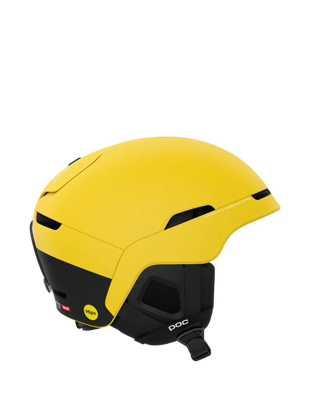 Poc Obex Bc Mips Logo Helmet In Yellow
