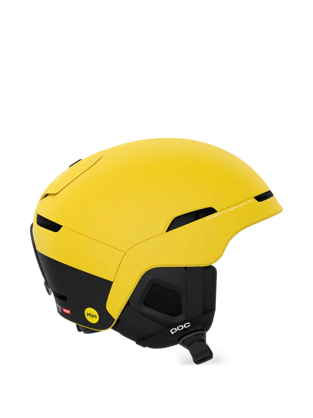 POC Obex BC MIPS helm met logo Geel
