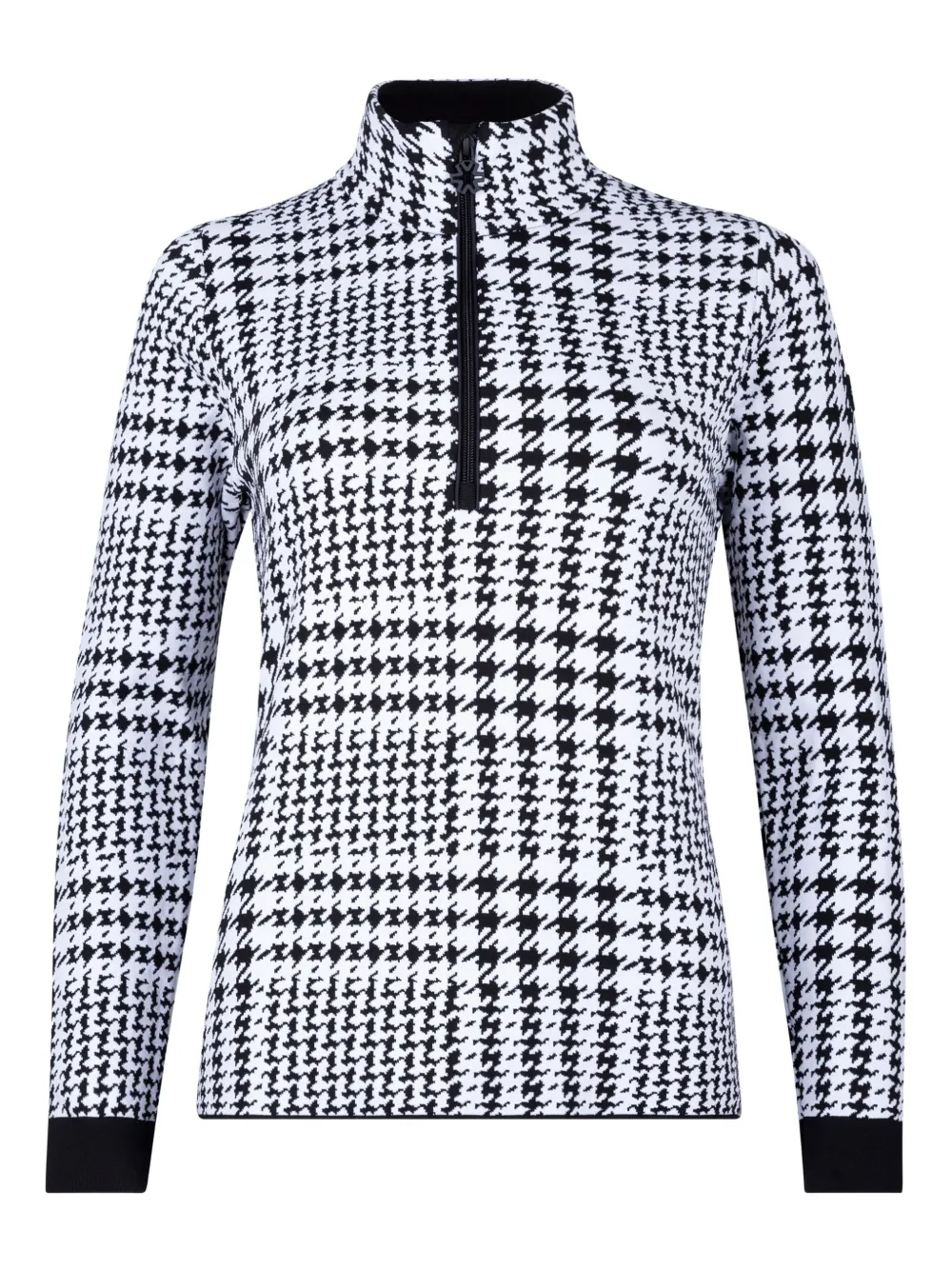 NEWLAND Top Madonna di Campiglio con mezza zip - Bianco