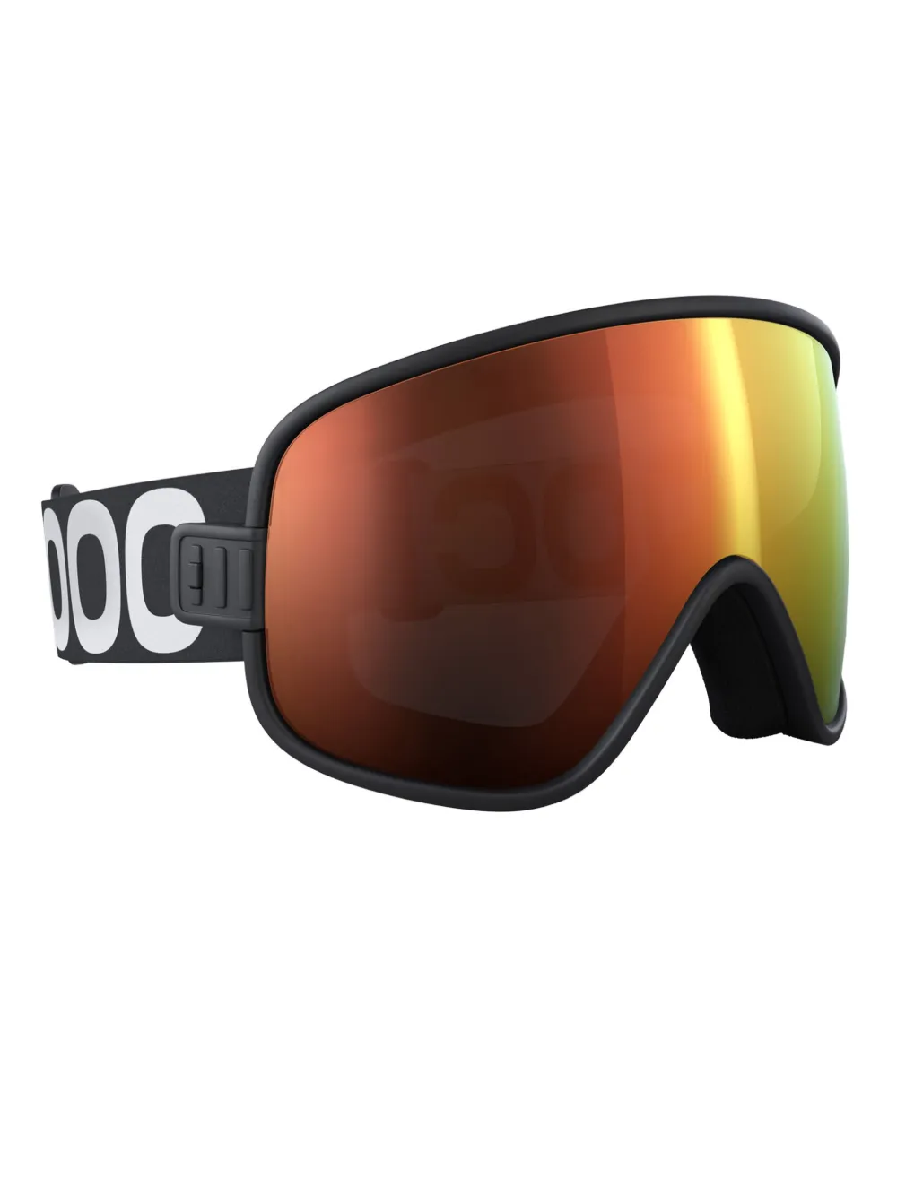 POC Retina skibril met logoband Zwart