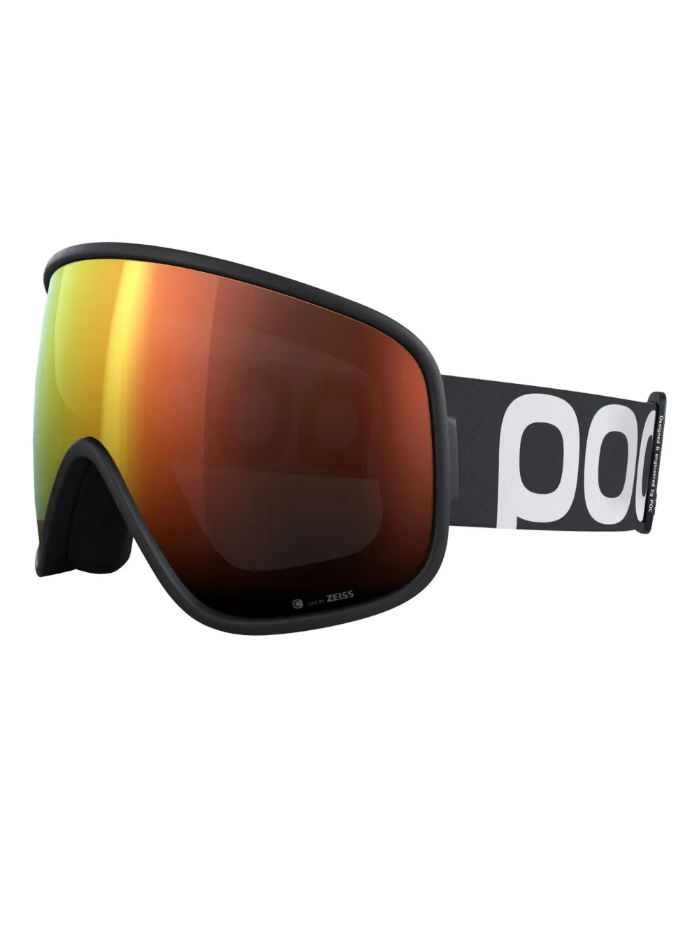 POC Retina skibril met logoband Zwart