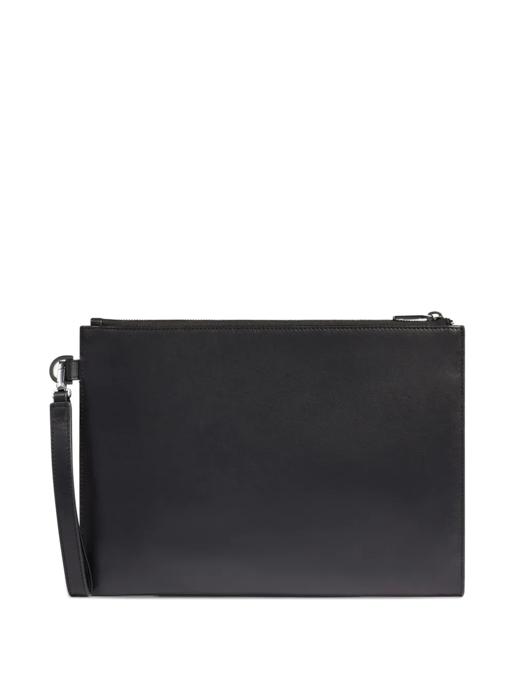 PIQUADRO zip wristlet clutch bag - Zwart