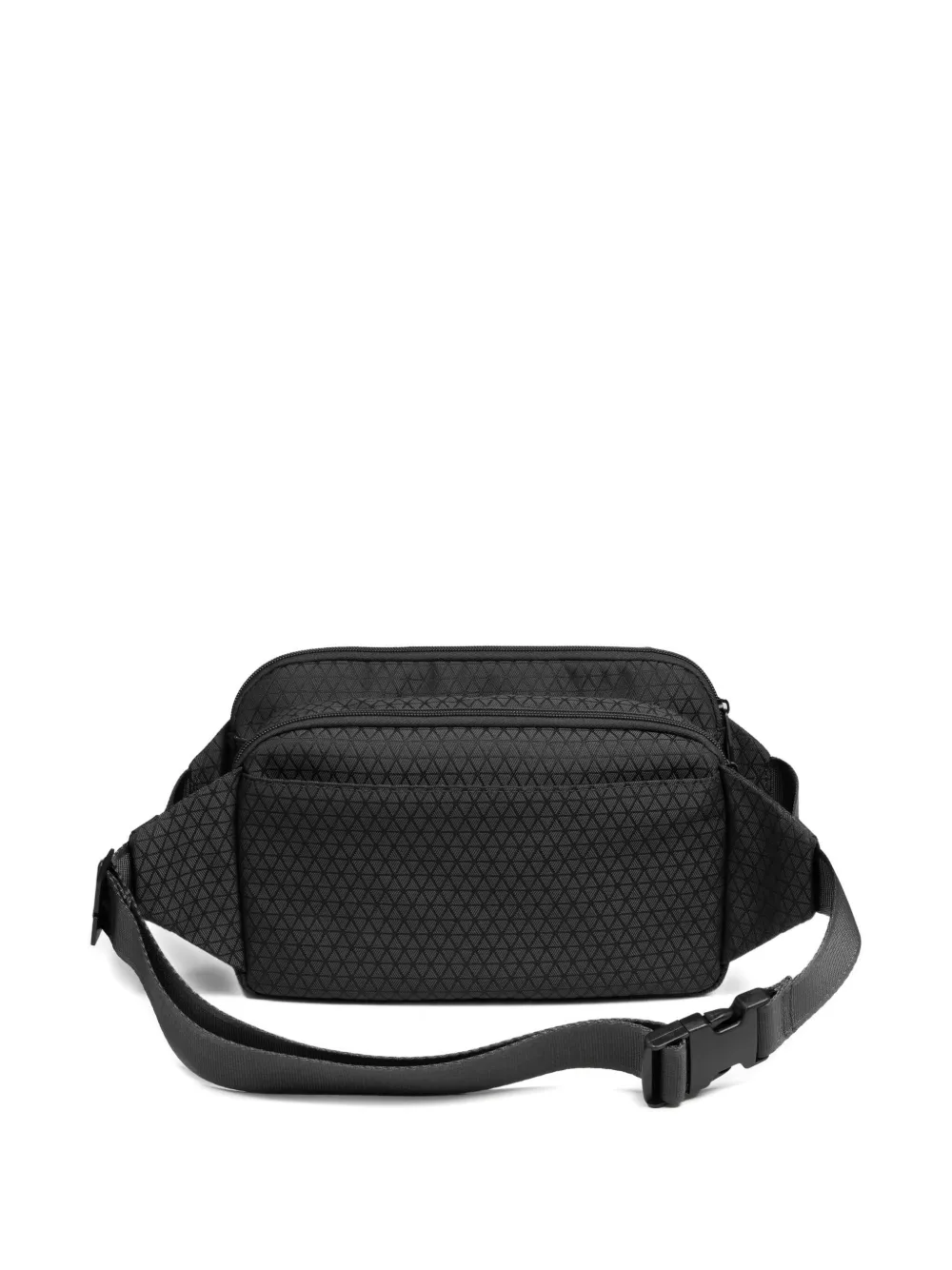 Piquadro Geometric Belt Bag In Black