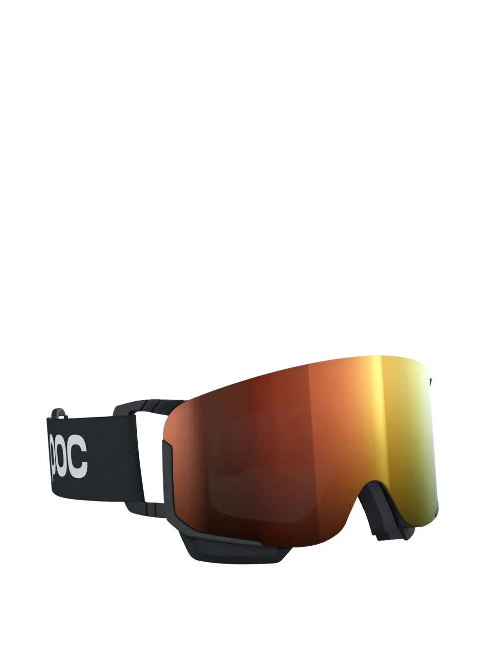 Poc Logo Strap Ski Goggles In Black
