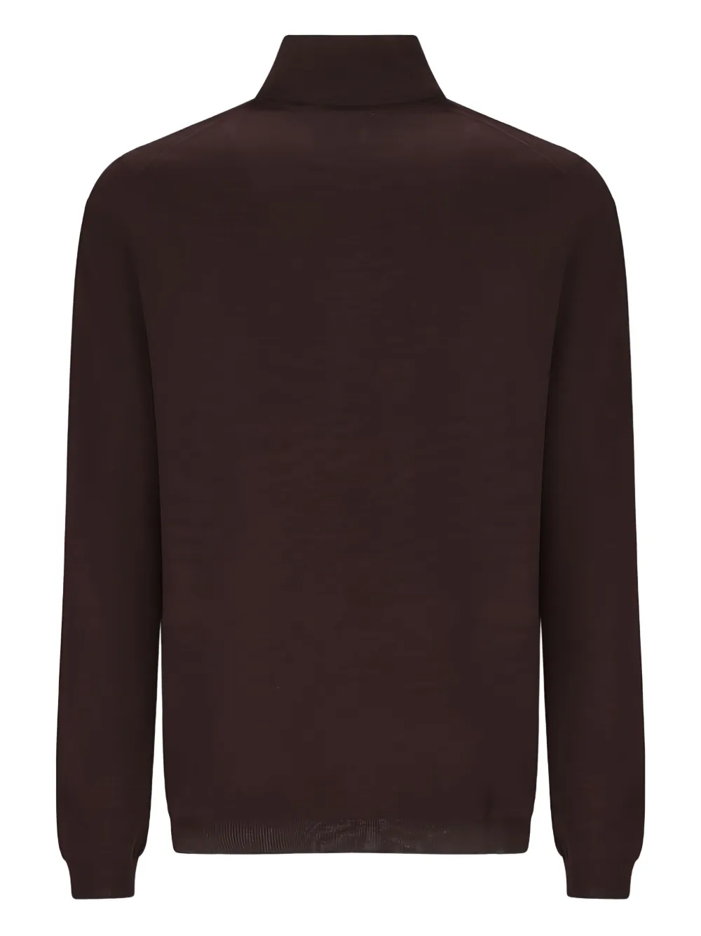 GOES BOTANICAL ribbed turtleneck sweater - Bruin