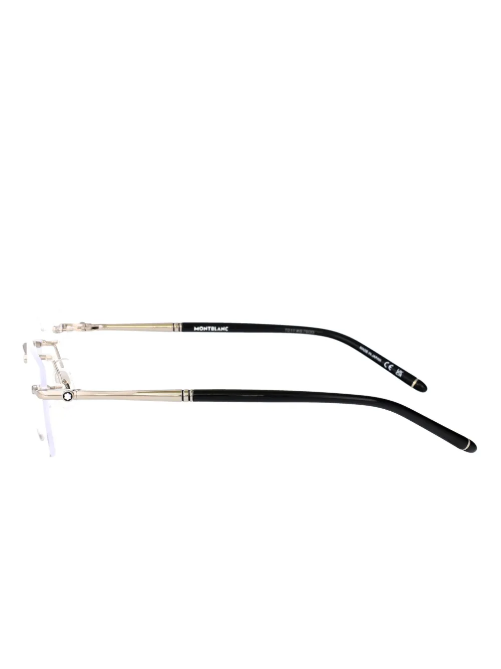 Montblanc Bril met rechthoekig montuur Zilver