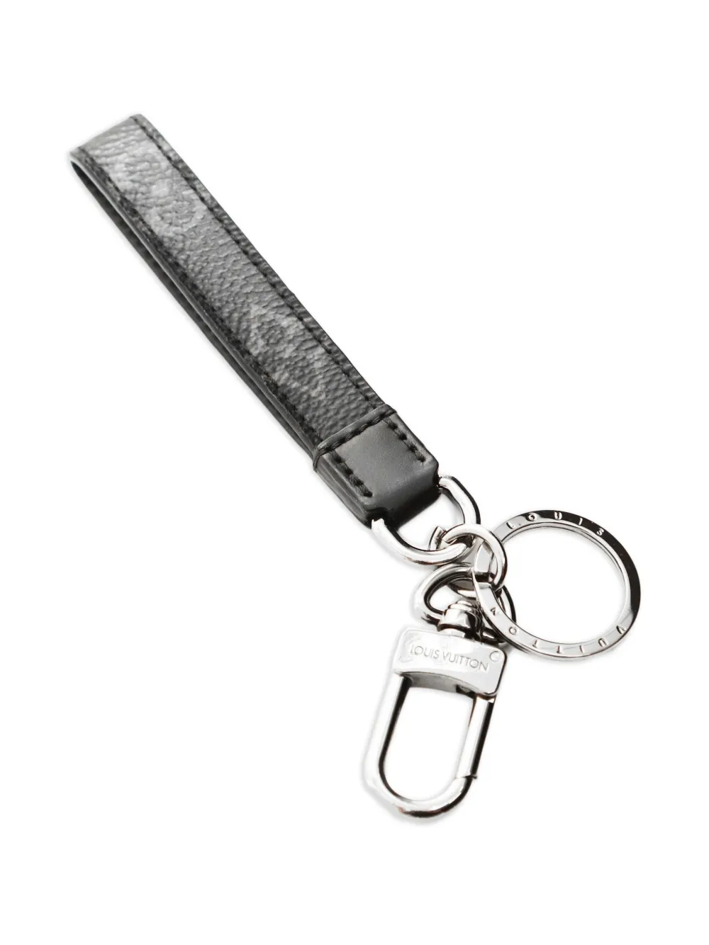 Louis Vuitton Pre-Owned 2020s モノグラム エクリプス キーホルダー - グレー Louis Vuitton Pre-Owned 2020s モノグラム エクリプス キーホルダー - グレー