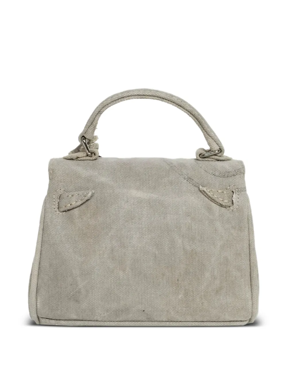 Readymade Schoudertas met monster-applicatie - Beige