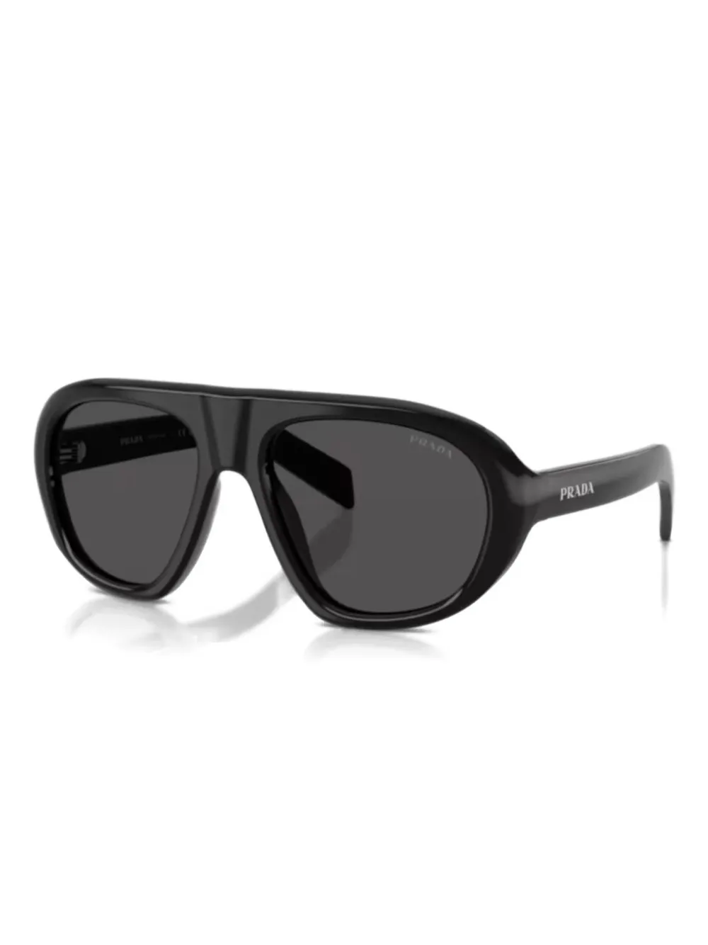 Prada Navigator-frame Sunglasses In Black