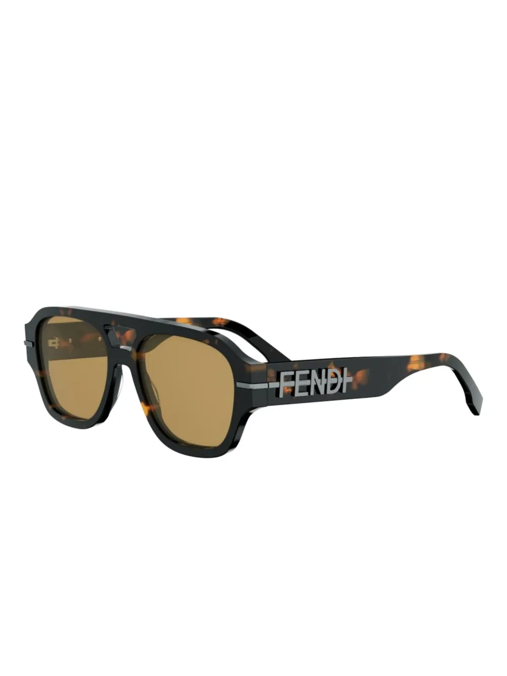 FENDI Browline zonnebril Zwart