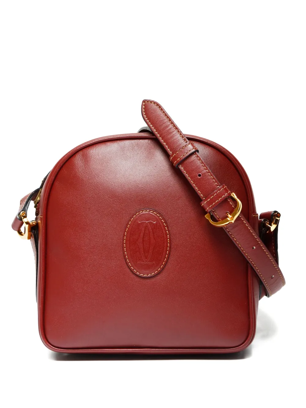 Pre-owned Cartier 1990-2000s Must De  Crossbody Bag In Red