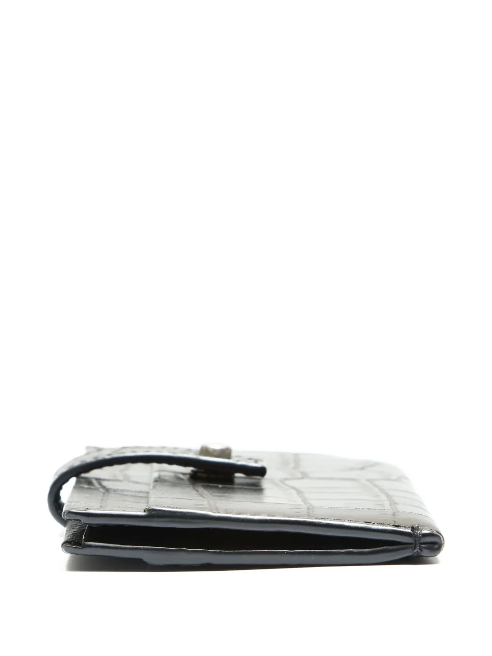 Saint Laurent Pre-Owned 2000-2020 crocodile-effect cardholder | Men | Image 2