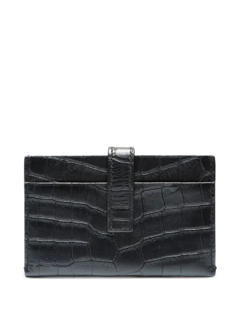 Saint Laurent Pre-Owned korthållare med krokodileffekt från 2000-2020