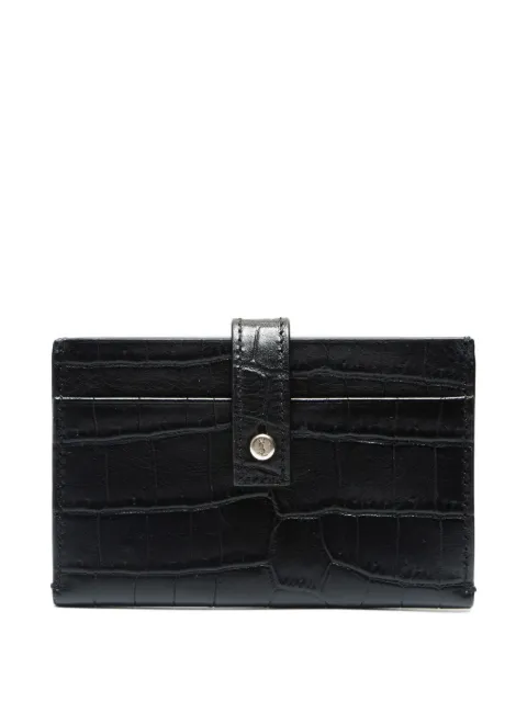 Saint Laurent Pre-Owned tarjetero con efecto de piel de cocodrilo 2000-2020