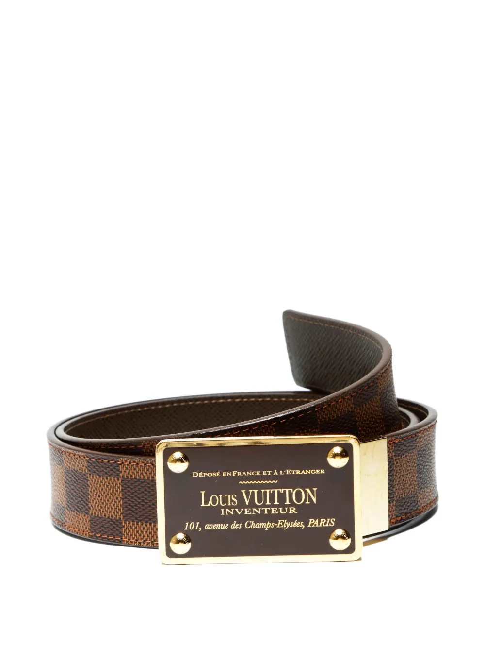 Louis Vuitton Pre-Owned ceinture Inventeur (2010) | marron | Image 1