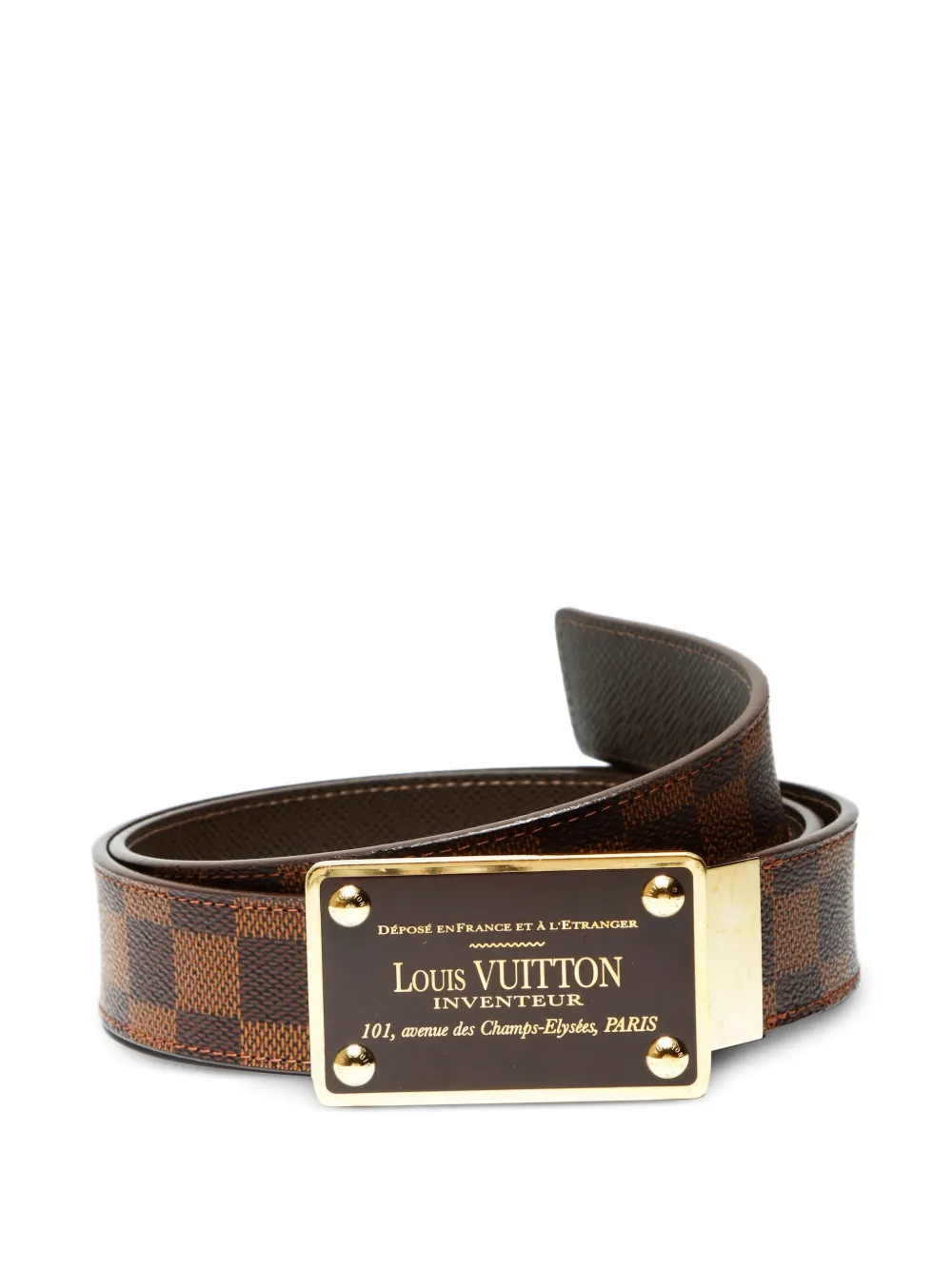 Louis Vuitton Pre-Owned 2010 Inventeur belt | Brown | Image 1