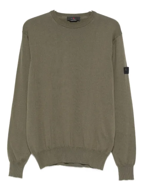 Peuterey Exmoor 07 logo-patch crew neck sweater