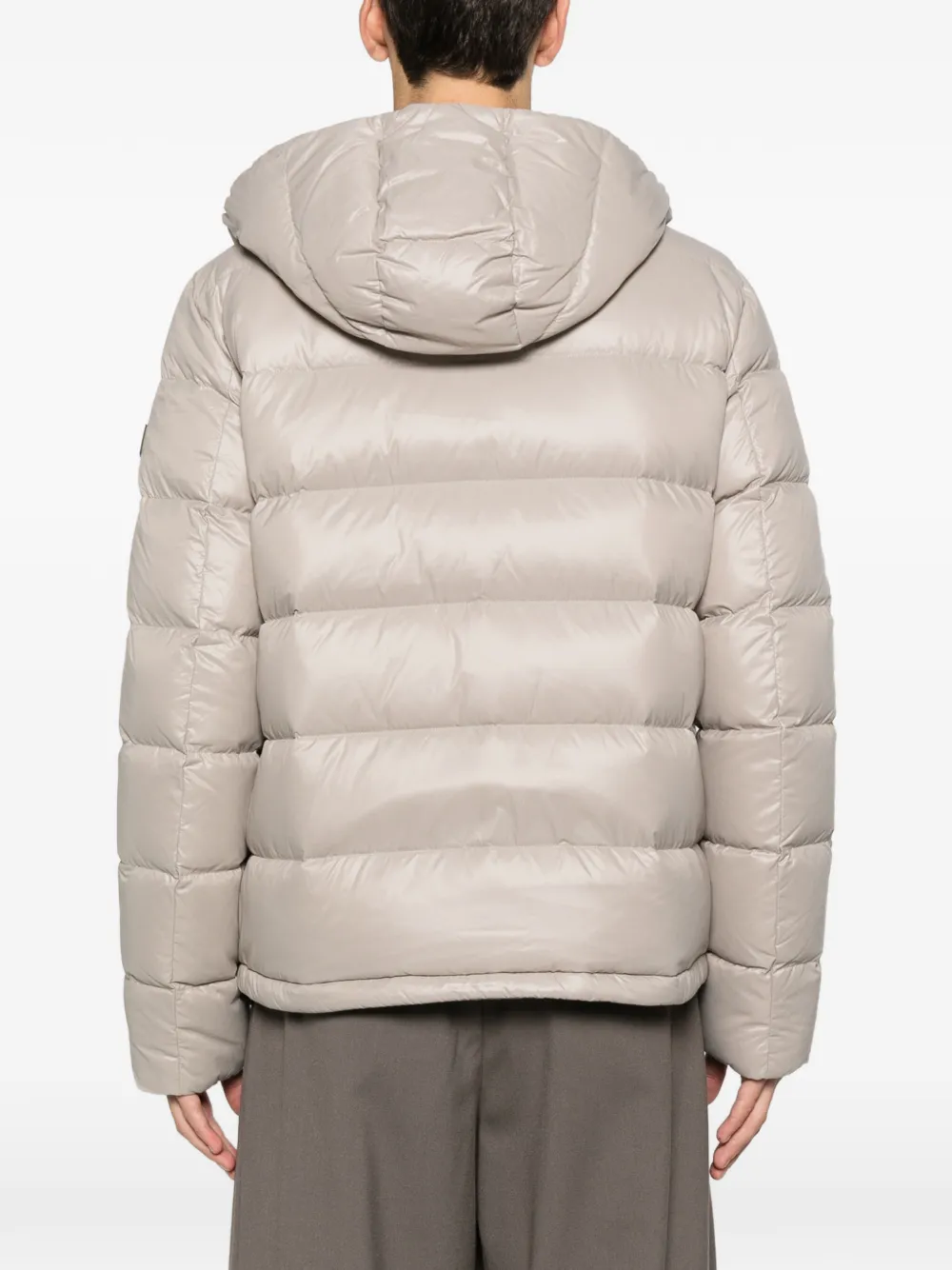 Peuterey hooded puffer jacket Grijs