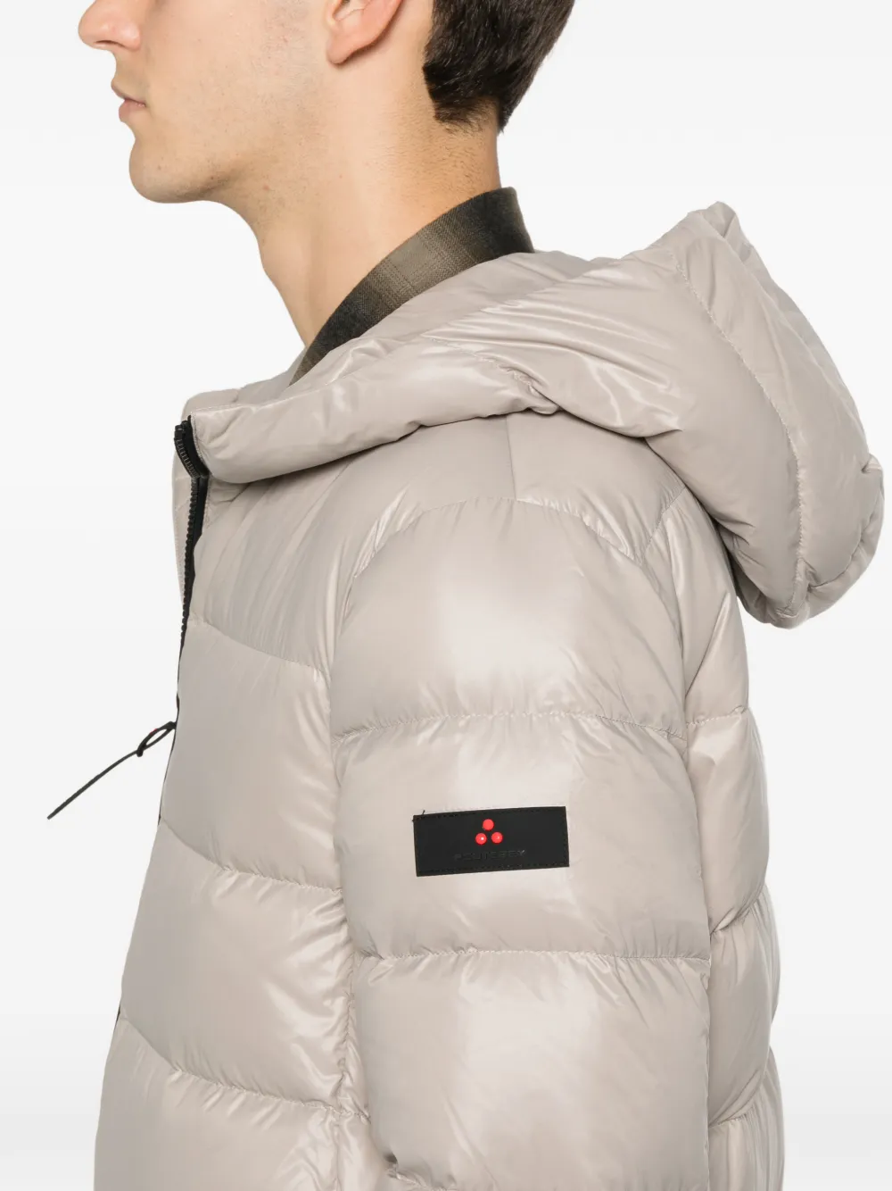 Peuterey hooded puffer jacket Grijs