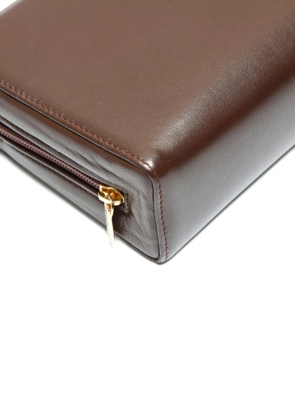 Pre-owned Loewe 1990-2000s Anagram-detail Wallet In Brown