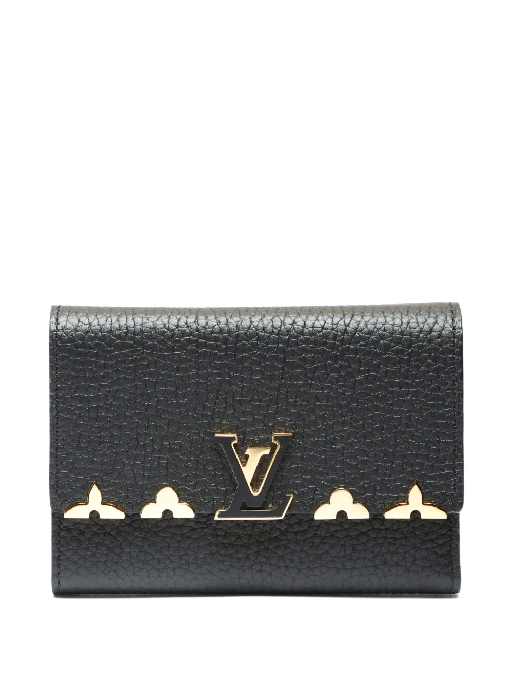 Louis Vuitton Pre-Owned 2022-2025 ポルトフォイユ カプシーヌ 三つ折り財布 - ブラック Louis Vuitton Pre-Owned 2022-2025 ポルトフォイユ カプシーヌ 三つ折り財布 - ブラック