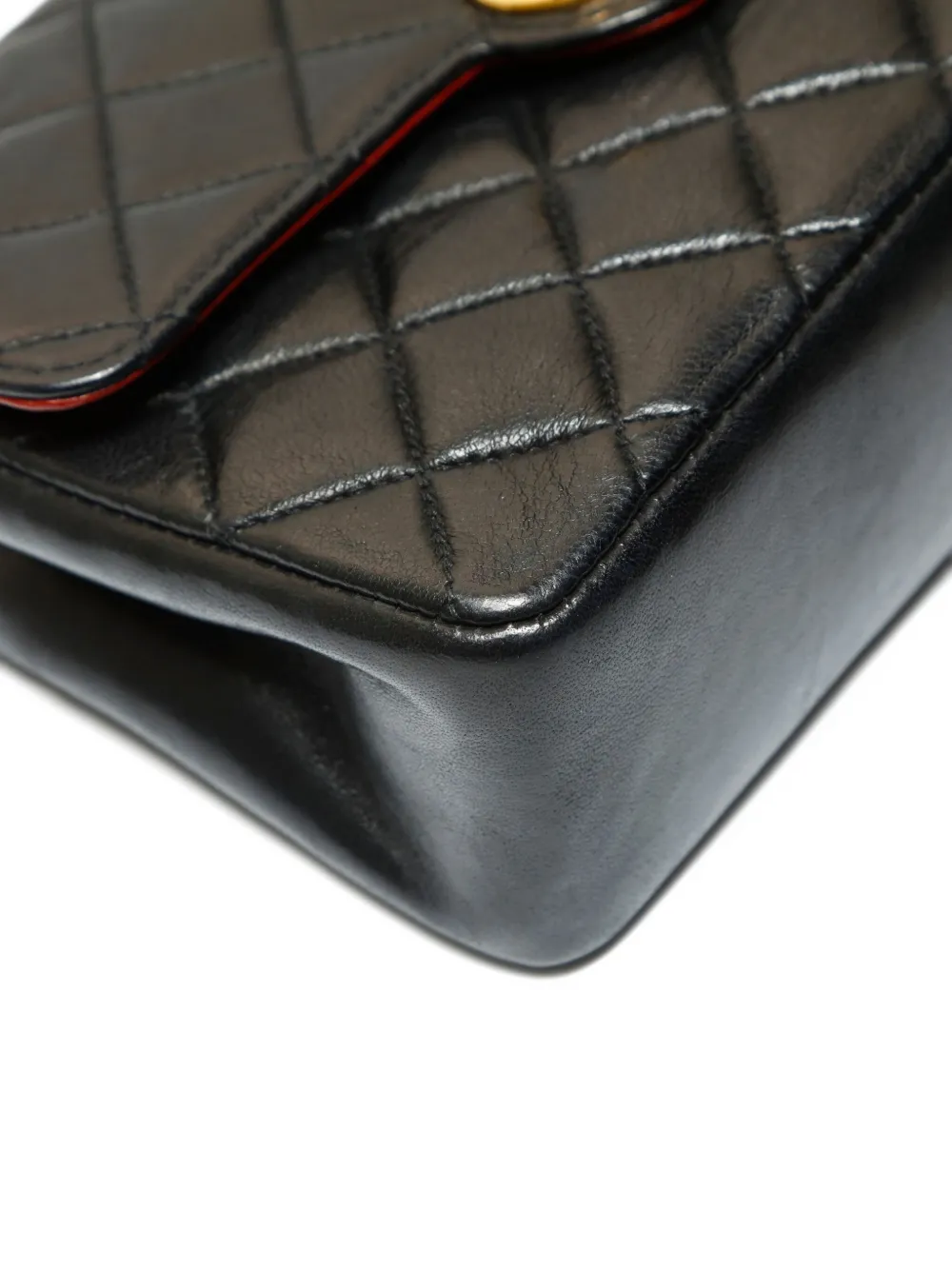 Pre-owned Chanel 2003-2004 Mini Flap Shoulder Bag In Black