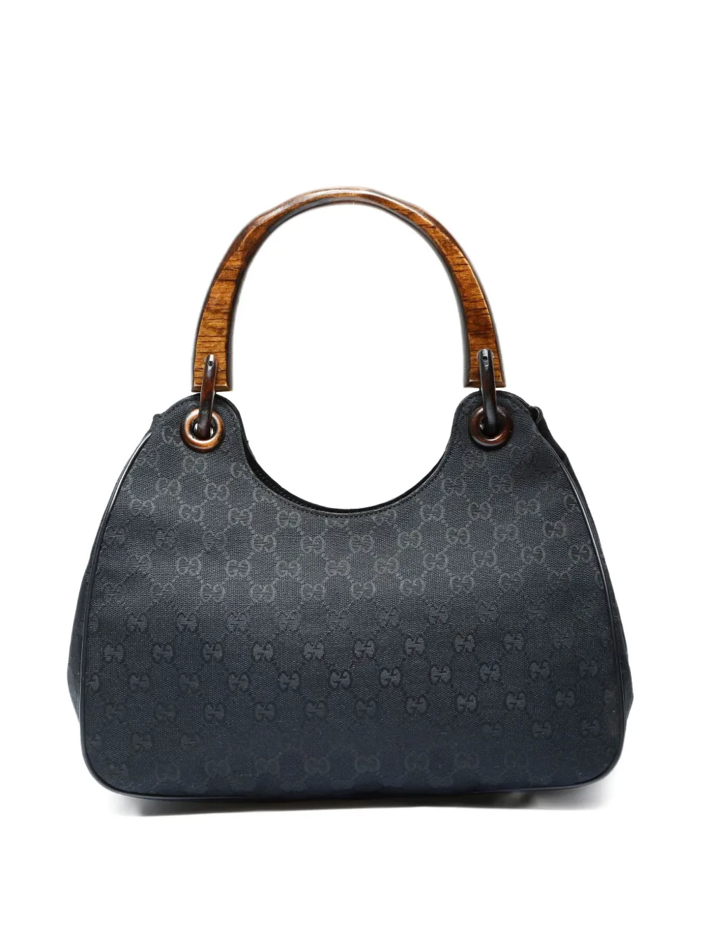 GUCCI Pre-owned 2000-2020 Hobo Gg-canvas Tote Bag In Black