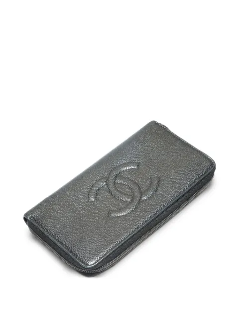 CHANEL Pre-Owned 2014-2015 CC leather wallet