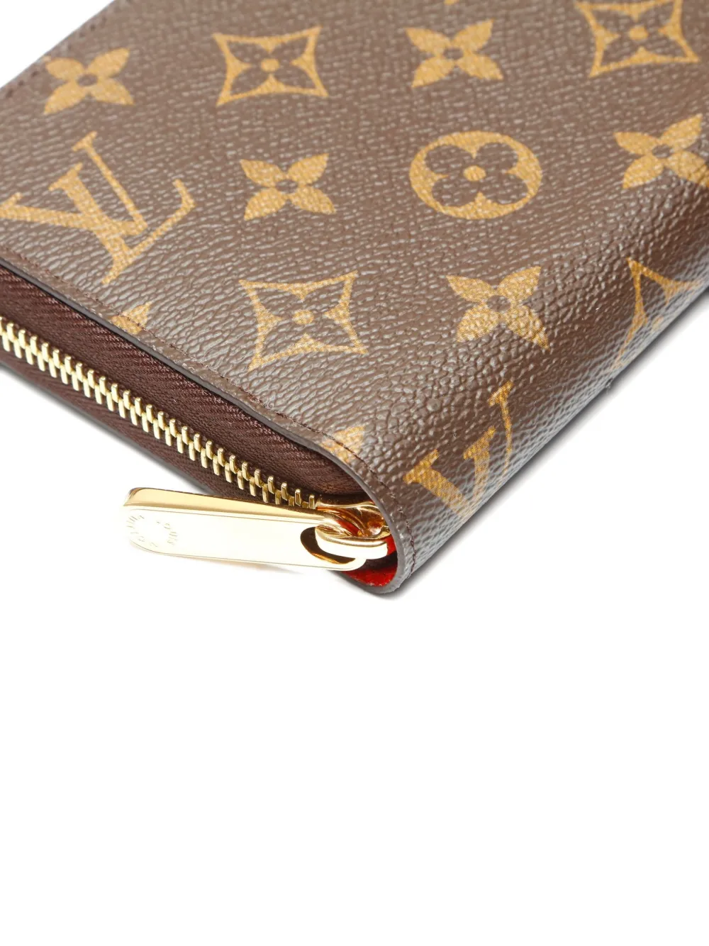 Pre-owned Louis Vuitton 2022-2025 Zippy Wallet In Brown