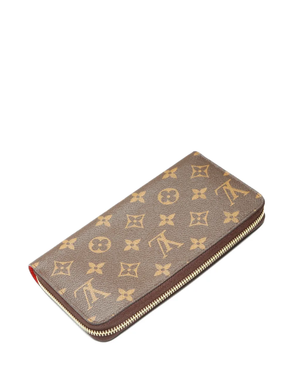 Pre-owned Louis Vuitton 2022-2025 Zippy Wallet In Brown