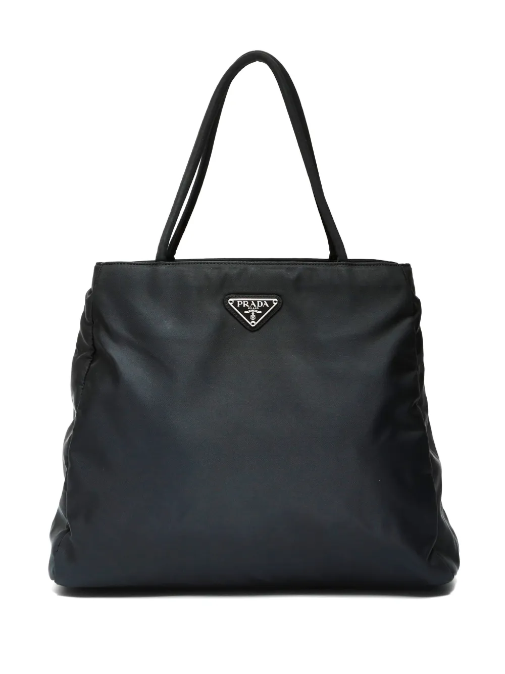 Prada Pre-Owned tote con logo triangular 1990-2000 | negro | Image 1