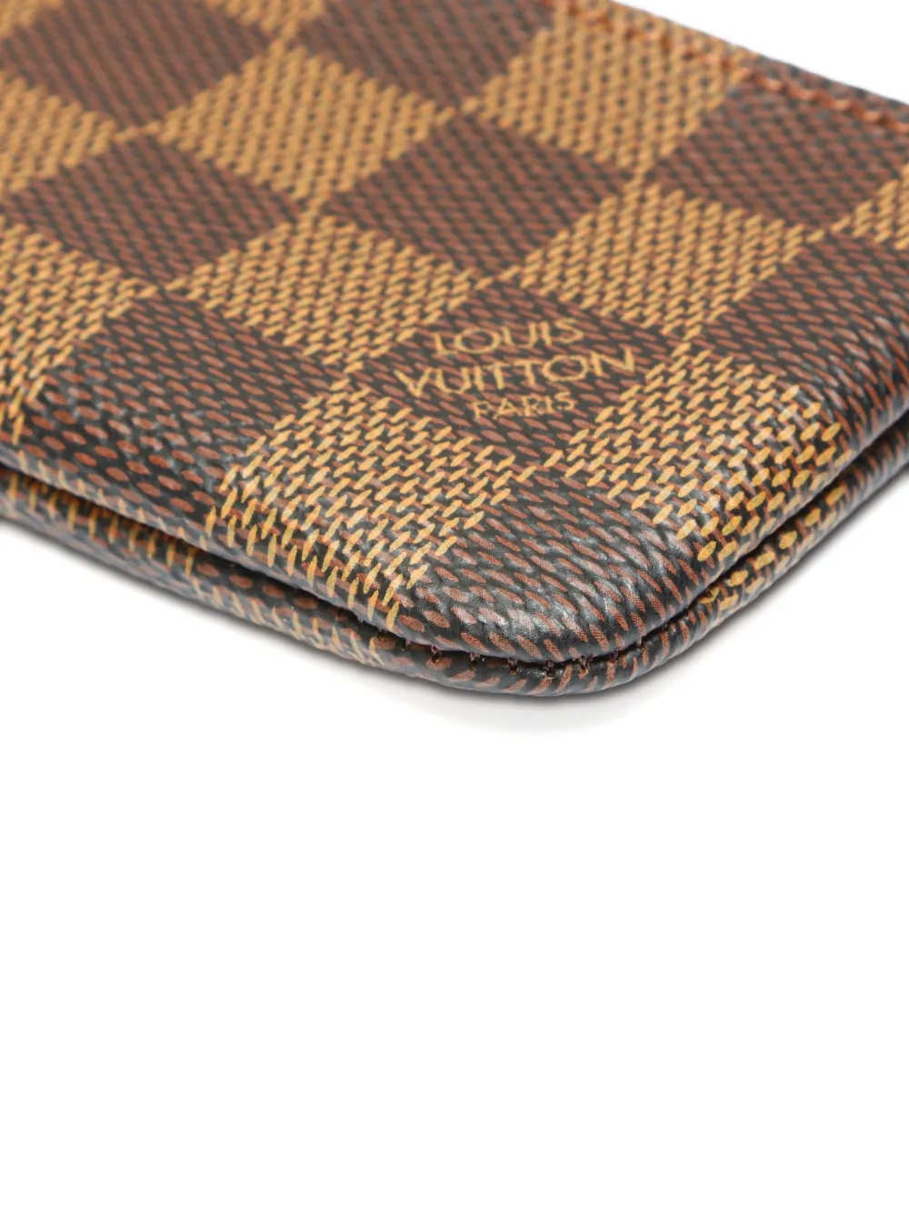 LOUIS VUITTON Pre-owned 2017 Pochette Cles Coin Purse In Brown