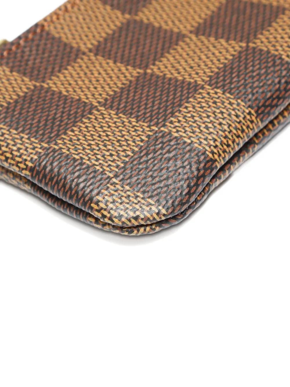 LOUIS VUITTON Pre-owned 2017 Pochette Cles Coin Purse In Brown