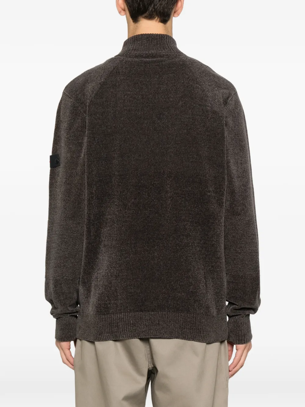 Peuterey Prampolini roll-neck long-sleeve sweater Grijs