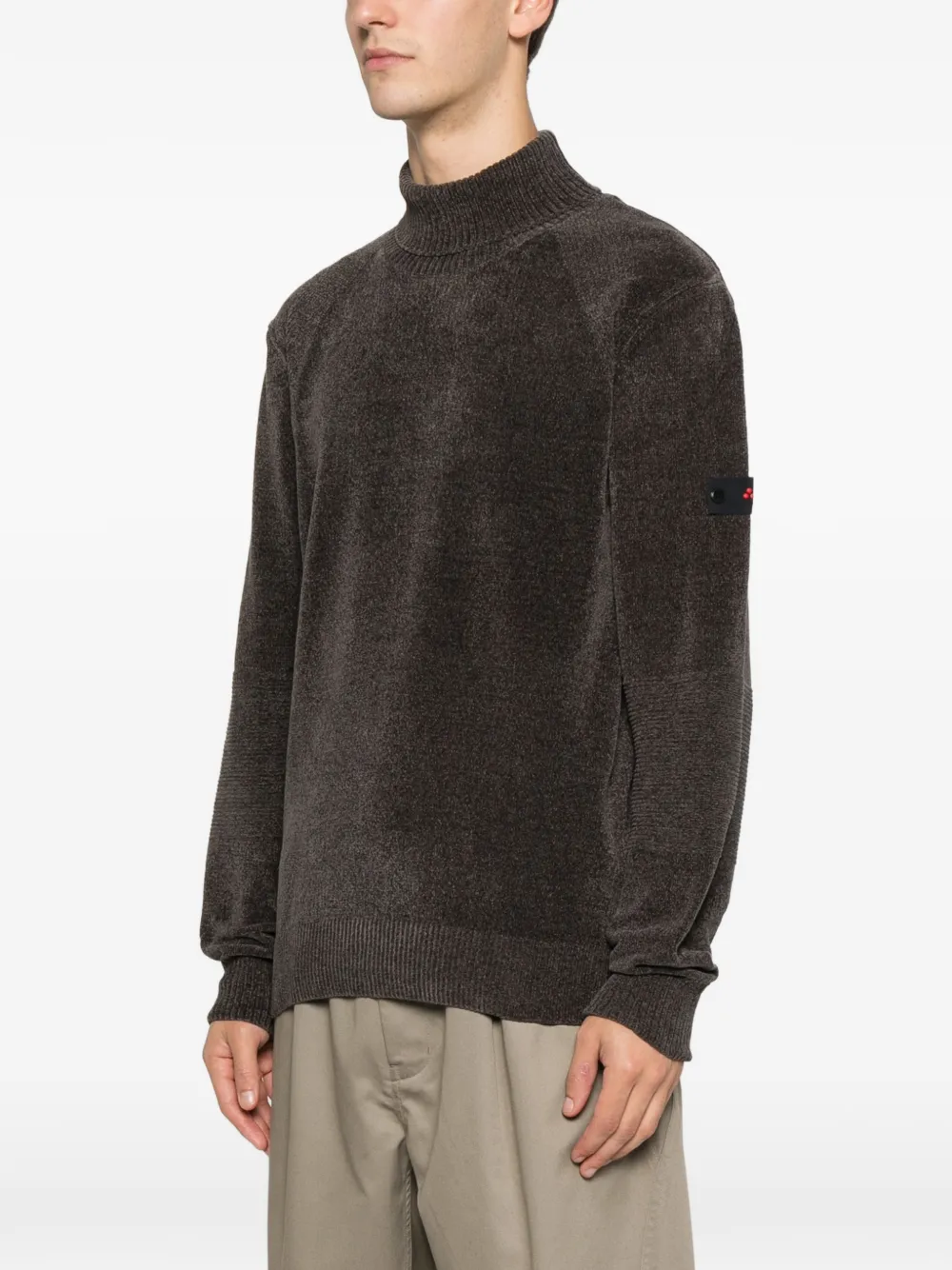 Peuterey Prampolini roll-neck long-sleeve sweater Grijs