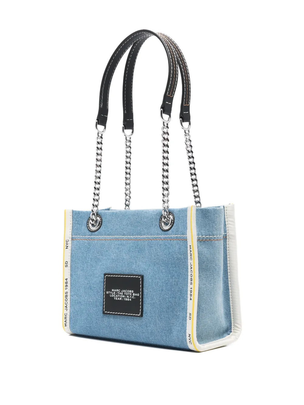 Marc Jacobs Shopper met kettingband Blauw