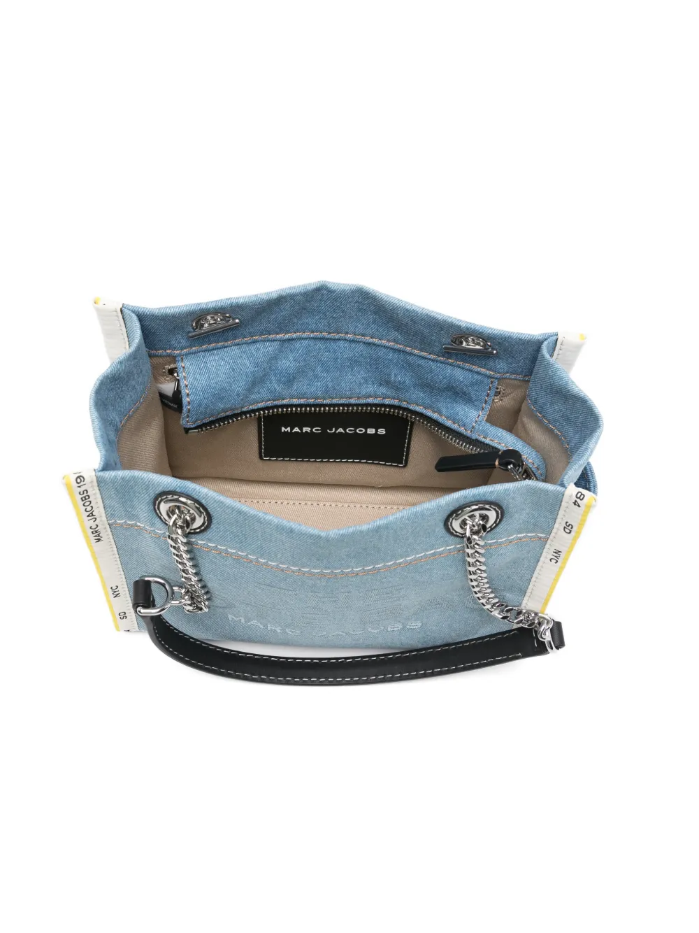 Marc Jacobs Shopper met kettingband Blauw