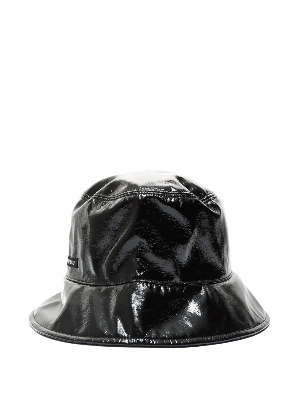 Miu Miu Pre-Owned logo-patch bucket hat | Image 2