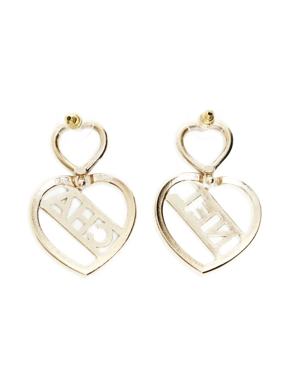 CHANEL Pre-Owned 2023 rhinestone-embellishment earrings - Oro