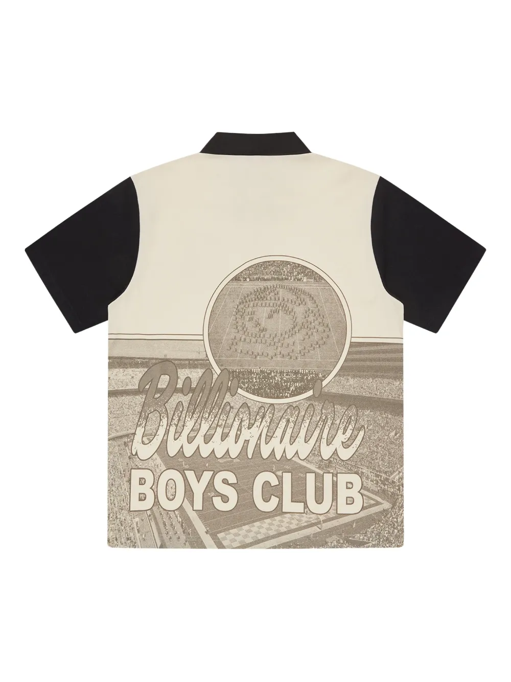 Billionaire Boys Club short-sleeve graphic-design polo shirt - Beige