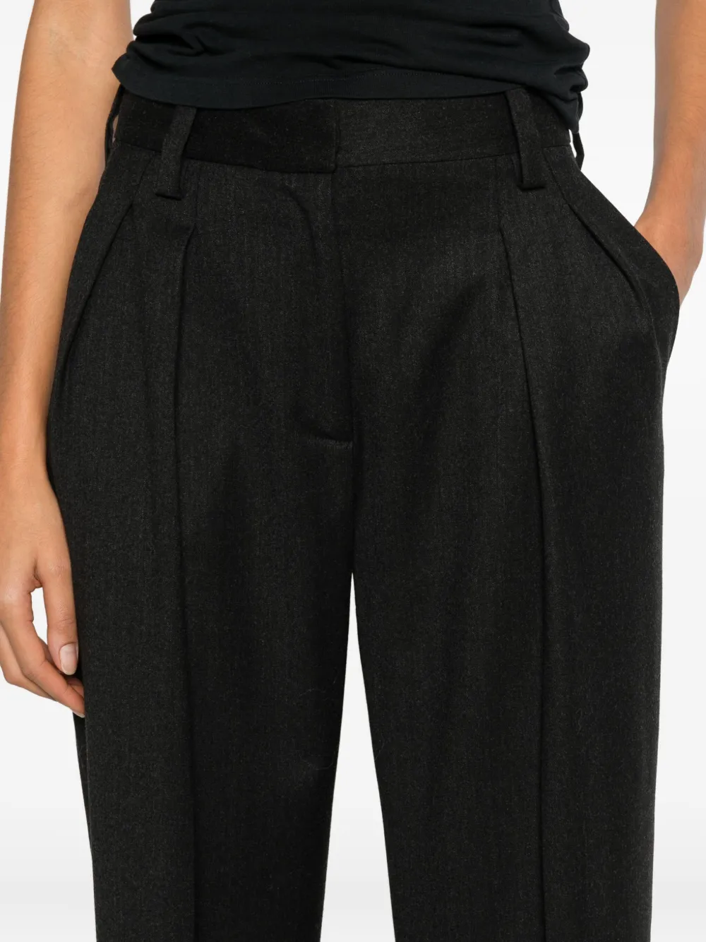 Antonelli Timo geplooide broek Grijs