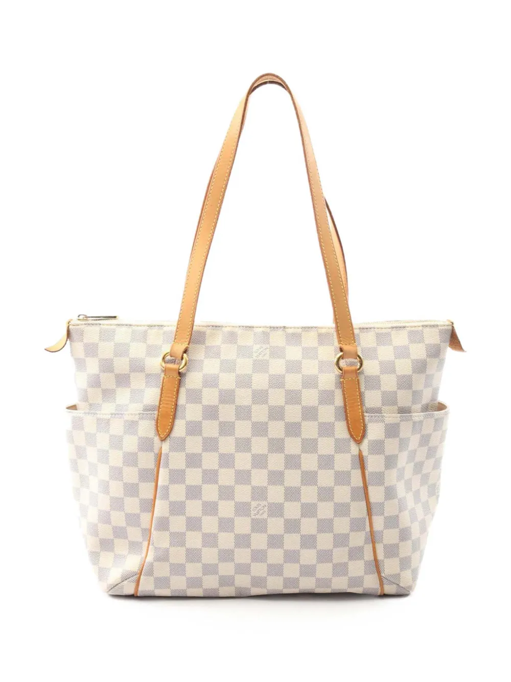 Louis Vuitton Pre-Owned 2009 ダミエ アズール トータリー MM トートバッグ - ホワイト Louis Vuitton Pre-Owned 2009 ダミエ アズール トータリー MM トートバッグ - ホワイト